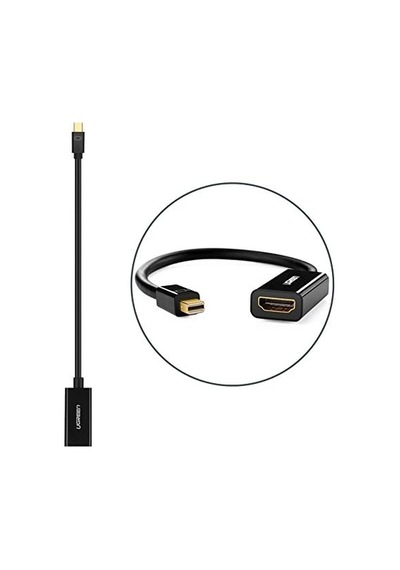 Mini Displayport Hdmı Dönüştürücü Adaptör Siyah