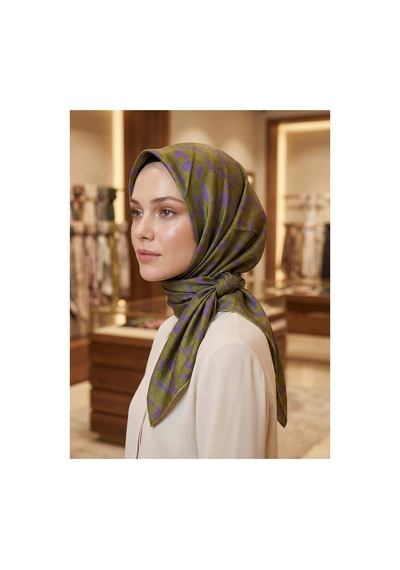 Aker İpek Eşarp - 2025/2026 Sonbahar-kış - 9066701-351 - Sura 351 Çok Renkli 351 Çok Renkli