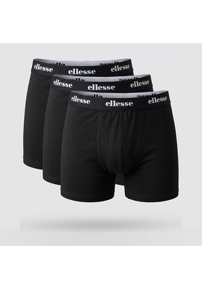 Ellesse 6sm9002-bkbkbk Erkek 3'lü Pamuklu Boxer - Siyah