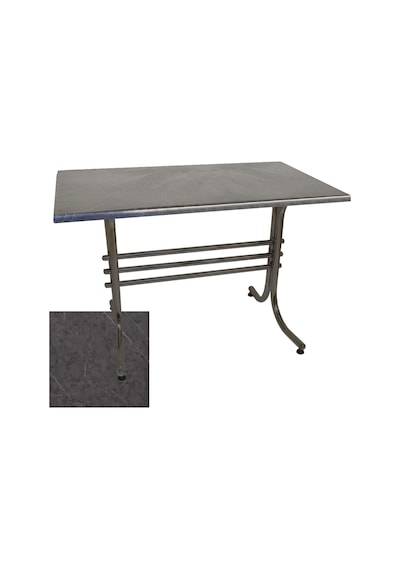 Japon Mutfak Masası 80x120 Cm Esb - Werzalit, Wermodin Ve Allzalit Tabla - Grey Marble Çok Renkli
