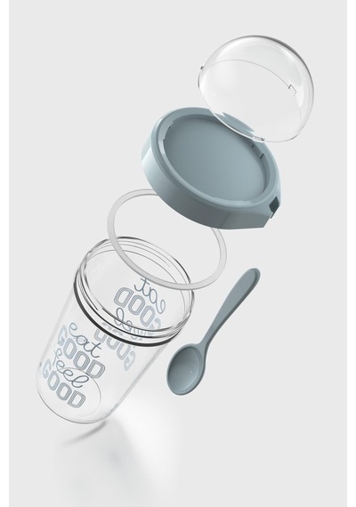 Renga Orbit 600 Ml Eat Good Desen Tritan Müsli Ve Atıştırmalık Kabı 192009 Turkuaz