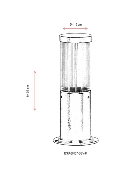 Avonnı Bsu-68137-bsy-k Siyah Elektrostatik Toz Boyalı Dış Mekan Aydınlatma, E27, Aluminyum, Polikarbon Cam, 10cm Sku: Smgstk943e8a769a