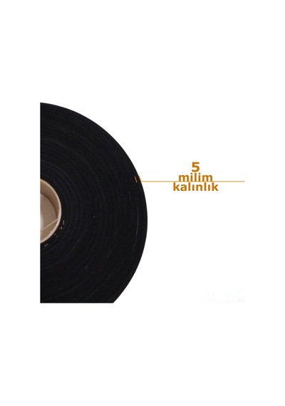 Kapı Pencere İzolasyon Bandı Yapışkan Sünger 5 Mm Kalınlık 50 Mm Genişlik 10 Metre Uzunluk/epdm-5 50