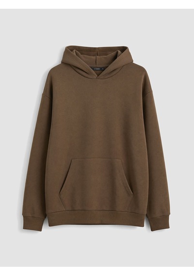 LC Waikiki Lc Waıkıkı Bej Kanguru Cepli Erkek Hoodie