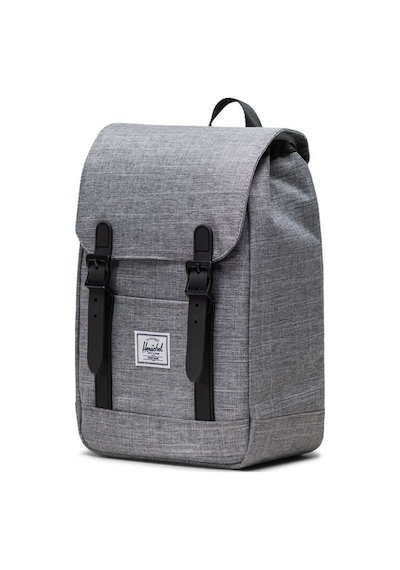 Herschel Retreat Mini Küçük Boy Sırt Çantası, Su İtici Kumaş, 10 L-23985 Gri - Siyah