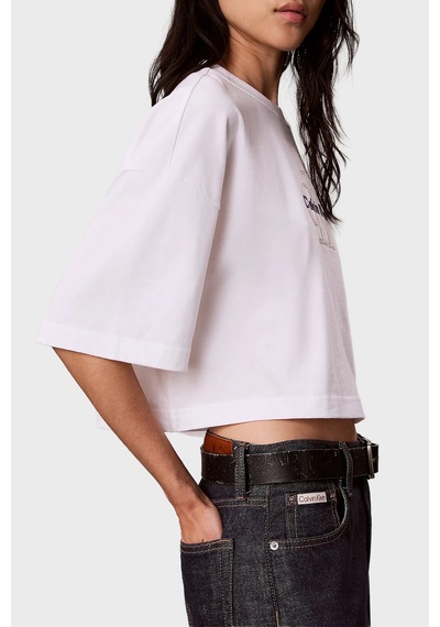 Calvin Klein % 100 Pamuk Boxy Fit Bisiklet Yaka T Shirt Lv047h820gyaf Kadın T Shirt Lv047h820g Yaf Beyaz Calvin Klein % 100 Pamuk Boxy Fit Bisiklet Yaka T Shirt Lv047h820gyaf Kadın T Shirt Lv047h820g Yaf Beyaz