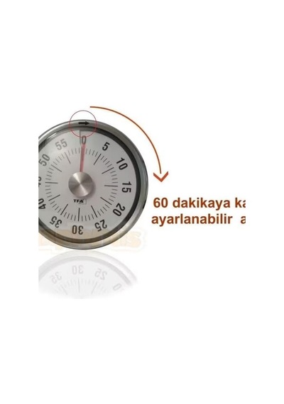 Tr Mekanik Mutfak Zamanlayıcısı 60 Dakika Geri Sayım Timerı