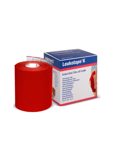 Leukotape K Bsn Kinesiotape Kırmızı 5 CM x 5 M