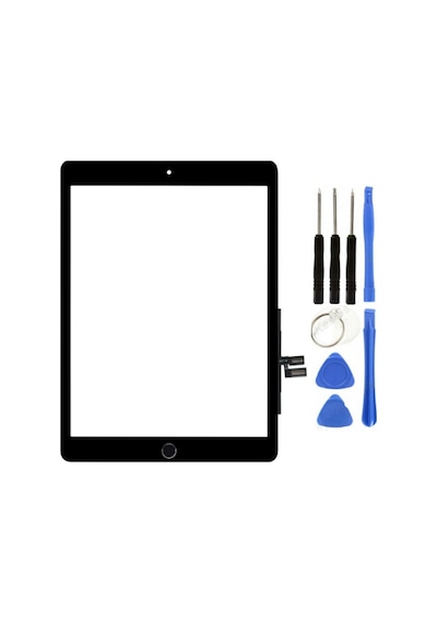 Apple Uyumlu iPad  9.nesil A2602-a2603-a2604-a2605 Home Tuşlu Dokunmatik Siyah + Tamir Seti