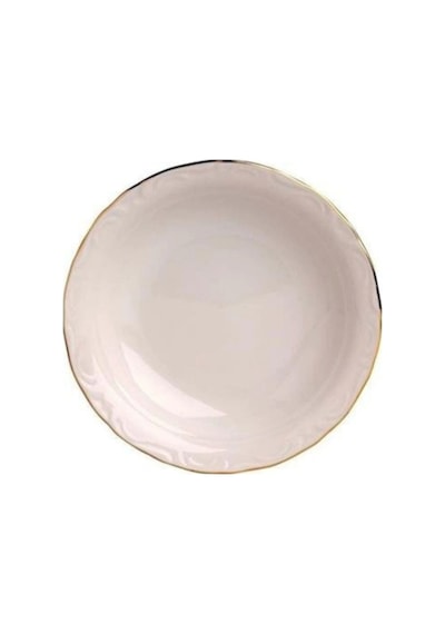 Porland A14730 Gold Kenarlı Jade Çukur Tabak 17 Cm 6 Lı