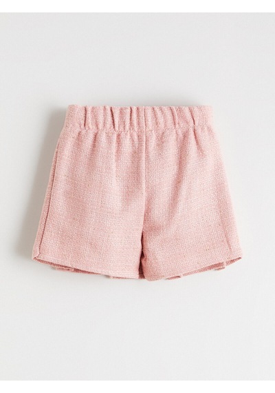 LC Waikiki Alıta Cıty Farkıyla Lcw Kids Pembe Tüvit Düz Kısa Kız Çocuk Şort Etek Pembe - 928170028 Pembe