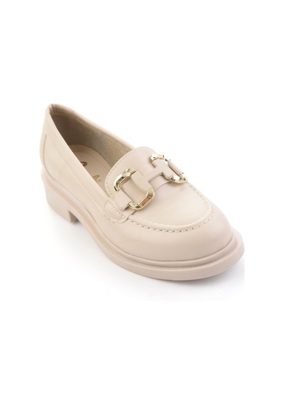 Bej Kadın Loafer Ayakkabı K01257068209