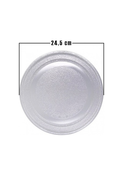 Vestel - Regal Uyumlu Mikrodalga Fırın Cam Tepsi 24.5 Cm