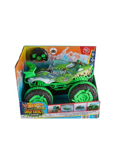 Jmm76 Hot Wheels Monster Trucks 1:15 Mutant Kaosu Arazi Aracı Great Bite Rc Çok Renkli