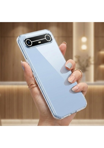 Caseonn Tecno Spark Slim 5g Kılıf Transparan Silikon Koruma Şeffaf