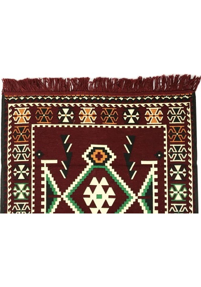 Shark Anadolu Kilim Bordo Renkli