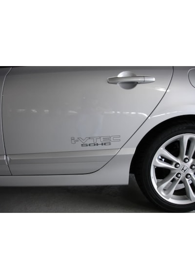 Honda Civic I-Vtec Sohc Sticker 2 Adet Set Honda Civic I-Vtec Sohc Sticker 2 Adet Set