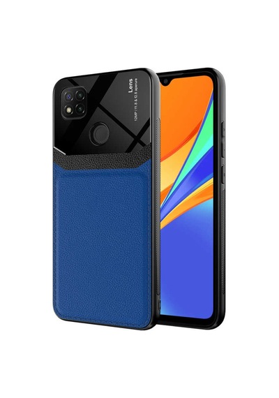 Xiaomi Redmi 9C Kilif Lens Deri Görünümlü Tpu Kapak 499746322