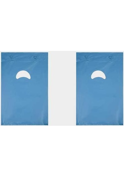 2 No 26X38 Blok 500'Lü El Geçme Mavi Poşet