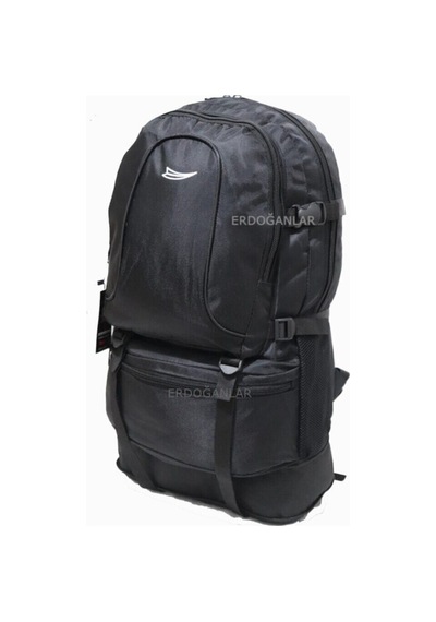 Galb Leather Buyuk Boy Koruklu Dagci Su Gecirmez Sirt Cantasi 55+10 siyah