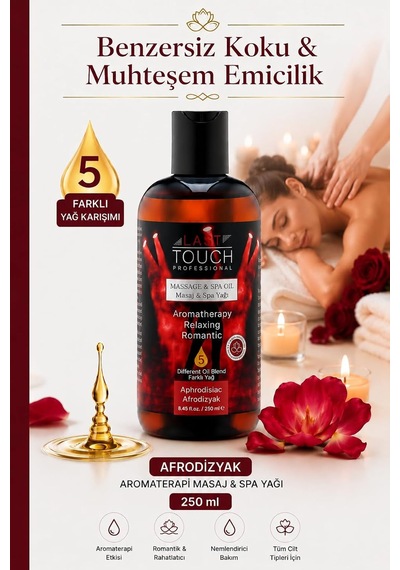 Masaj Yağı Aromaterapi Afrodizyak Seans 250 Ml
