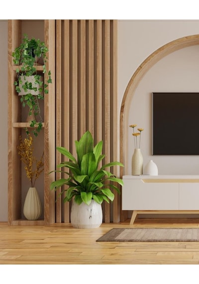 Yapay Çiçek Saksıda Sarkan Sarmaşık 9dal Hedera 80cm Yapay Sarmaşık Yeşil