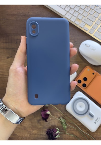 Samsung Galaxy A10 Uyumlu Kamera Korumalı Darbeye Dayanıklı Renk Atmayan Fab Silikon Kılıf Lacivert