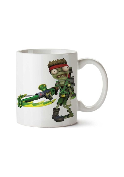 Plants-vs-zombies-garden-warfare-high-quality-png İki Tarafı Baskılı Kupa Bardak Çok Renkli