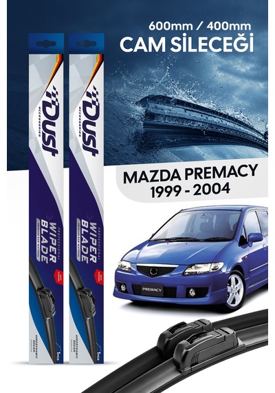 Mazda Premacy Silecek Takımı 1999-2004 Uyumlu 600mm/400mm