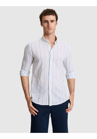 Pierre Cardin Erkek Mavi Gömlek Desenli 50320885-vr036