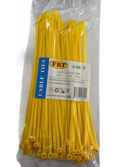 Frt Sarı 3.6X200 Kablo Bağı