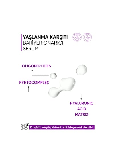 Mia Klinika Kırşıklık Karşıtı Bariyer Onarıcı Yaşlanma Karşıtı Serum 30 ML