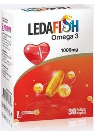 Ledafısh Omega 3 1000 Mg 30 Kapsul