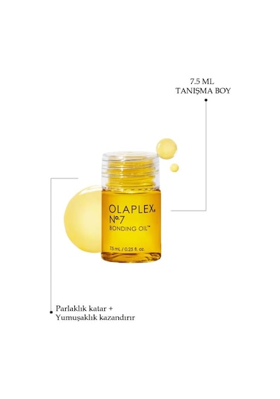 Olaplex Nº.7 Bonding Oil Bağ Güçlendirici Saç Bakım Yağı 7.5 Ml Tanışma Boy
