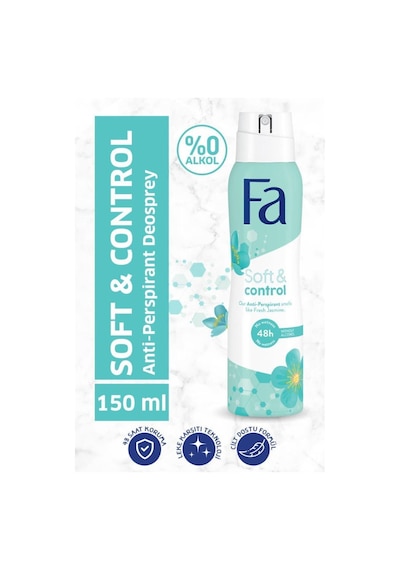 Fa Soft & Control Deosprey 150 Ml