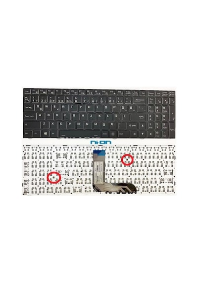 Nion 6-80-n15z3-190-1 N15z3 Uyumulu Notebook Klavye Siyah Tr