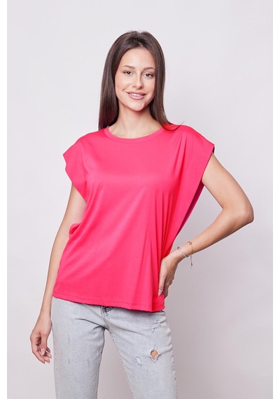Jument Şık Likralı Span Kumaş Kolsuz Geniş Sıfır Yaka Düşük Omuzlu Basic Tshirt Bluz-fujya Fujya Jument Şık Likralı Span Kumaş Kolsuz Geniş Sıfır Yaka Düşük Omuzlu Basic Tshirt Bluz-fujya Fujya