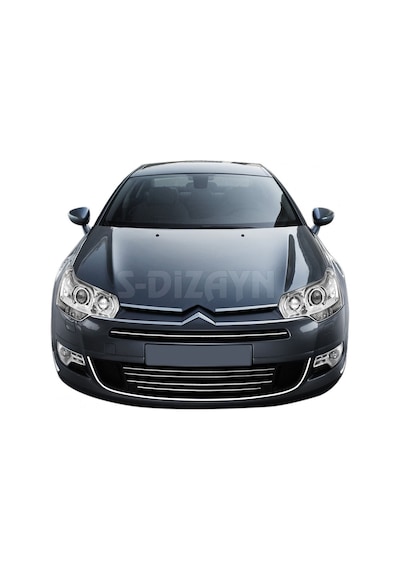 S-Dizayn Citroen C5 Krom Ön Tampon Çıtası 5 Prç 2008 Üzeri
