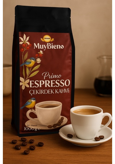 Premium Primo Espresso 1000 Gr Çekirdek Kahve Çekirdek Kahve