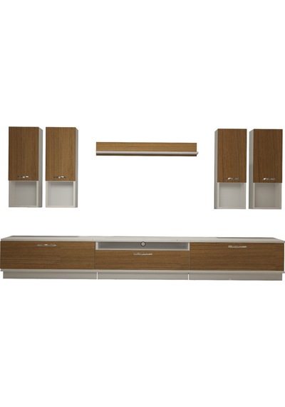 Decoraktiv Trendstyle 8da Mdf Tv Ünitesi Tv Sehpası Beyaz - Ceviz