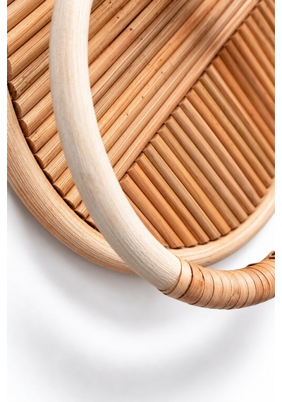 Bohem Rattan Banyo Havlu Askısı, Askılık, Iskandinav, Modern,