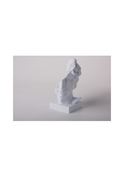 David'in Yıkılmış Büst Figürü 15cm