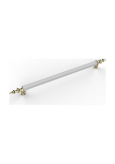 Tuana Rustik Alüminyum Metal Lüks Modern Mobilya Çekmece Mutfak Dolabı Kulpu Beyaz-altın 224mm Beyaz-altın