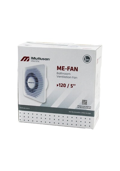 Mutlusan-001 211 000 120 00 00 Me-fan 120/5" Banyo Tuvalet Havalandırma Aspiratörü 15w 1900rpm 120m3/h Çok renkli