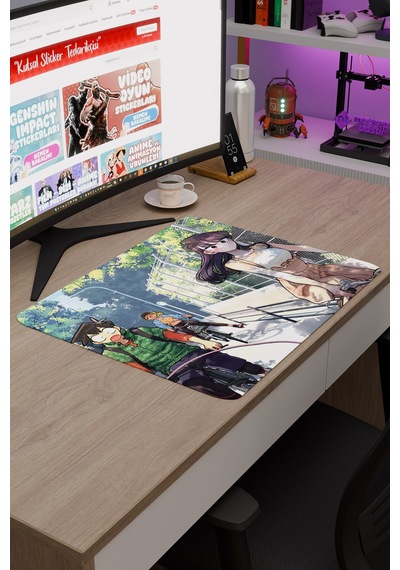 Komi Can't Communicate Dikişli Kauçuk Oyuncu Mousepad V3 - 48x40 Xl Gaming Mouse Pad