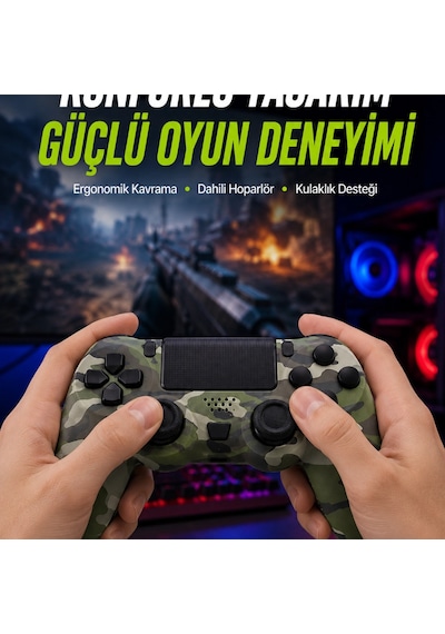 Dahili Hoparlör Ve Kulaklık Girişli Oyun Kolu Kişisel Ve Ortak Ses Deneyimi 89134934