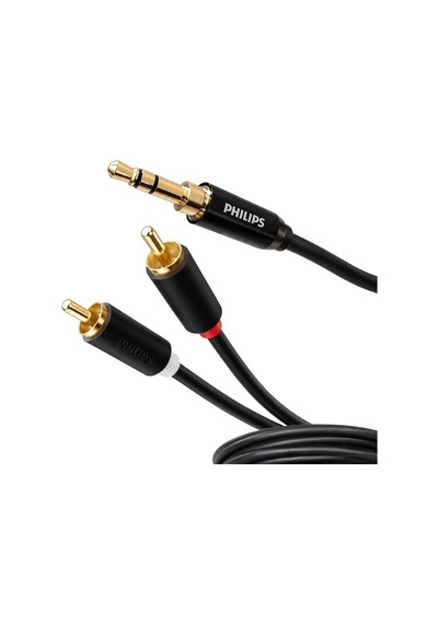 Philips Swr2121b/93 2 Metre 3.5mm Stereo 2 Rca Aux Ses Kablosu-217038