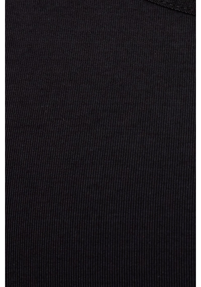 Tudors Erkek Süper Slim Fit Extra Dar Kesim Lastikli Siyah Atlet Korse-41685 Siyah
