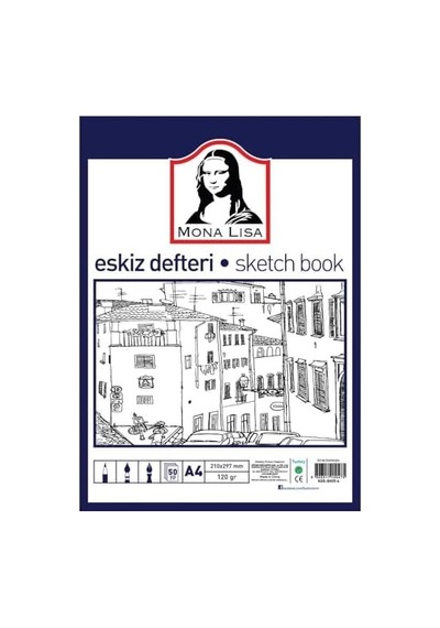 Mona Lisa Eskiz Defteri A4 120 Gr 50 Yaprak Bn05-4