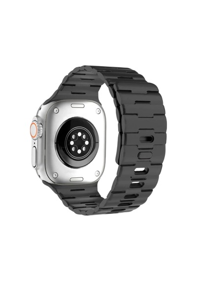 Newface - 577 - Apple Watch Uyumlu Ultra 49mm Wowen Kordon - Glblseme - - Siyah